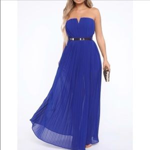 Royal Blue Fashion Nova Maxi Dress